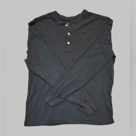 J. Crew Other - Men's Black Henley Shirt